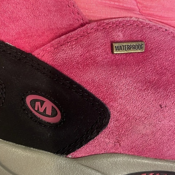 Merrell Thinsulate Snow Boots Pink Size 2 Non-marking soles Toggle Closure - Picture 10 of 10